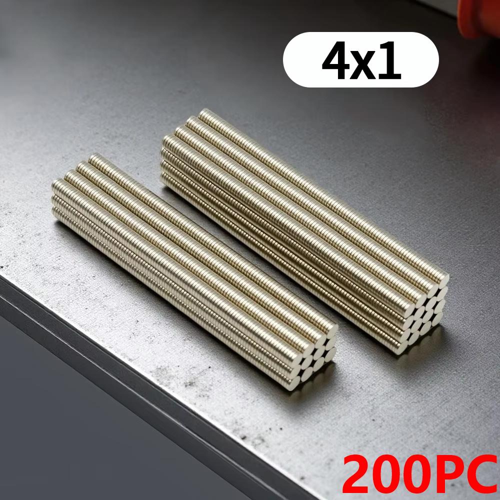 4X1MM imans Round Refrigerator magnets for Office Whiteboard Suitable Tools Home Workplace, Etc 4*1