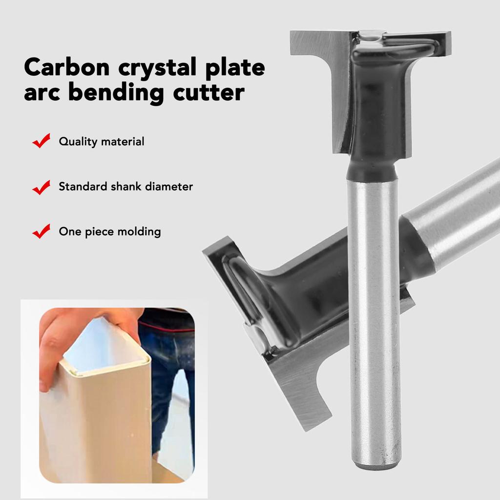 T Slot Keyhole Router Bit 1/4 Inch Shank 3/8 Inch 1/2 Inch Blades Diameter T Track Slotting Milling Cutter for Woodworking