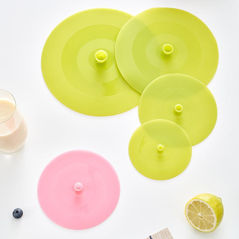 Japanese KM Silicone Food-Grade Sealed Lid - Universal Fresh-Keeping Cover for Bowls and Leftovers