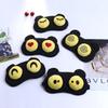 3D Cartoon Eye Mask with Lace - Cute Hot/Cold Compress for Sleep, Light Blocking, Breathable Eye Protection for Men and Women