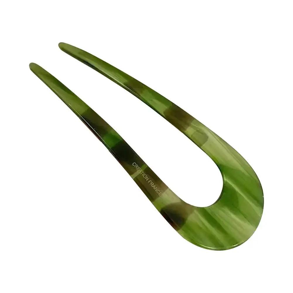 U-förmige Haarnadel Weibliche Fleischbällchenkopf Pfanne Haar Haarnadel Neuer Kopf Einfache chinesische Haarnadel Modernes Temperament Haarnadel