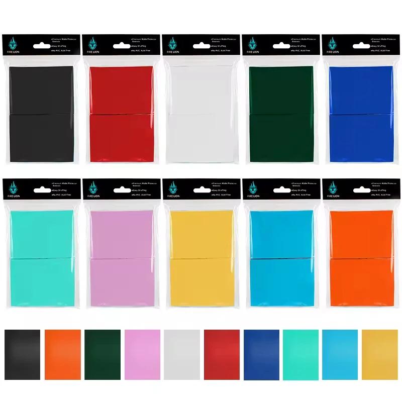 100Pcs/Set Standard Card Sleeves Sturdy MTG Sleeves Matte Back Finish, Protect Your Trading Cards Collectible Cards