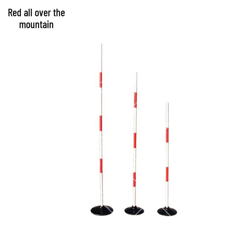 PVC Red & White Sports Training Obstacle Pole Set