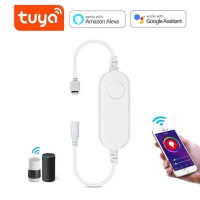 WiFi RGB Controller TUYA Smart Life App Steuerung Dimmer Drahtloser Schalter Funktioniert mit Alexa Google Home Für DC12V-24V LED-Streifenlicht