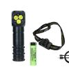 Powerful LED Flashlight Rechargeable 18650 IPX6 Waterproof Flashlight Work HeadLamp High Lumen Head Torch With Magnet Tail