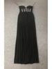 Strapless Rhinestone Mesh Bandage Evening Dress