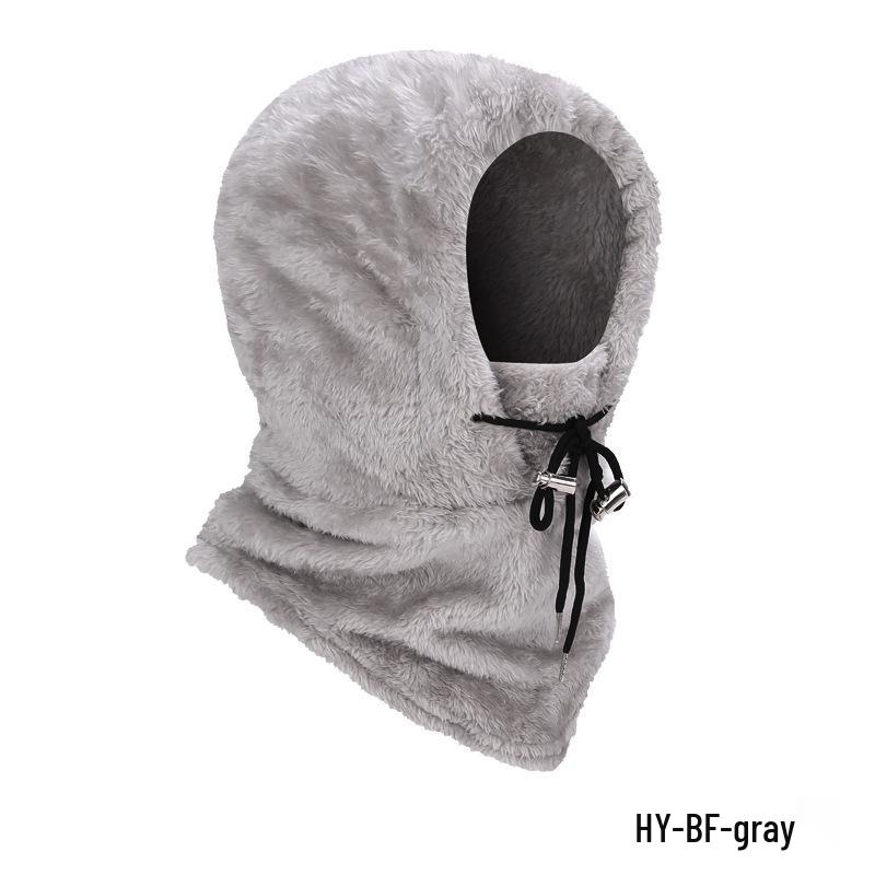 

Двусторонняя маска-бафф из поларфлиса для зимней велоезды: Ветрозащитный, Морозостойкий Головной убор для занятий спортом на открытом воздухе One Size