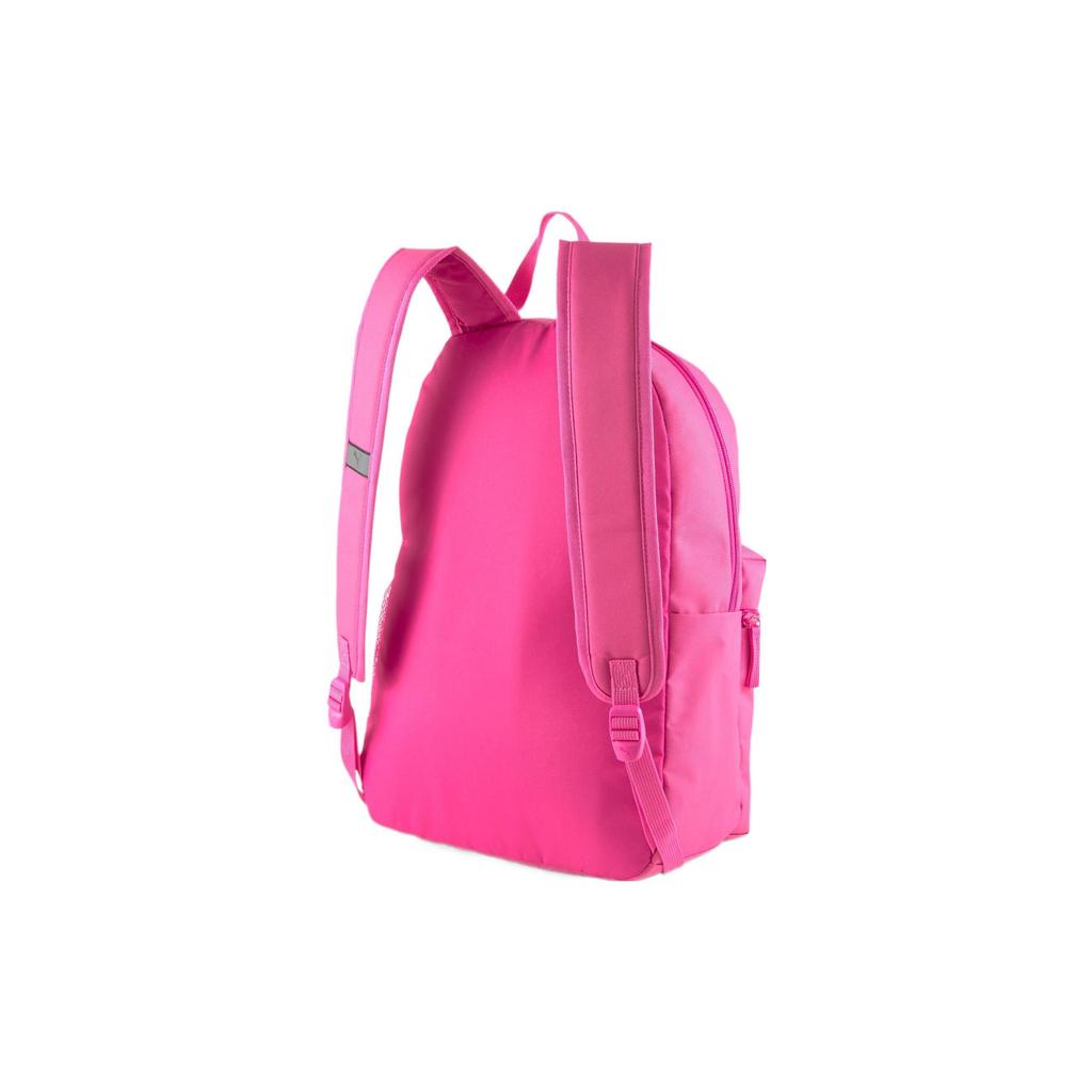 Puma Casual Fashion Sports Large Logo Polyester Backpack Women Backpack Bright-Pink 075487-63