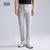 Lilang Men's Eco-friendly Light Grey Cropped Jeans