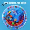 Stable Tummy Time Floor Mat Inflatable Splash Pad for Toddlers Thickened PVC Outdoor Water Sprinkler Play Soft Textured Babies Safe Sensory