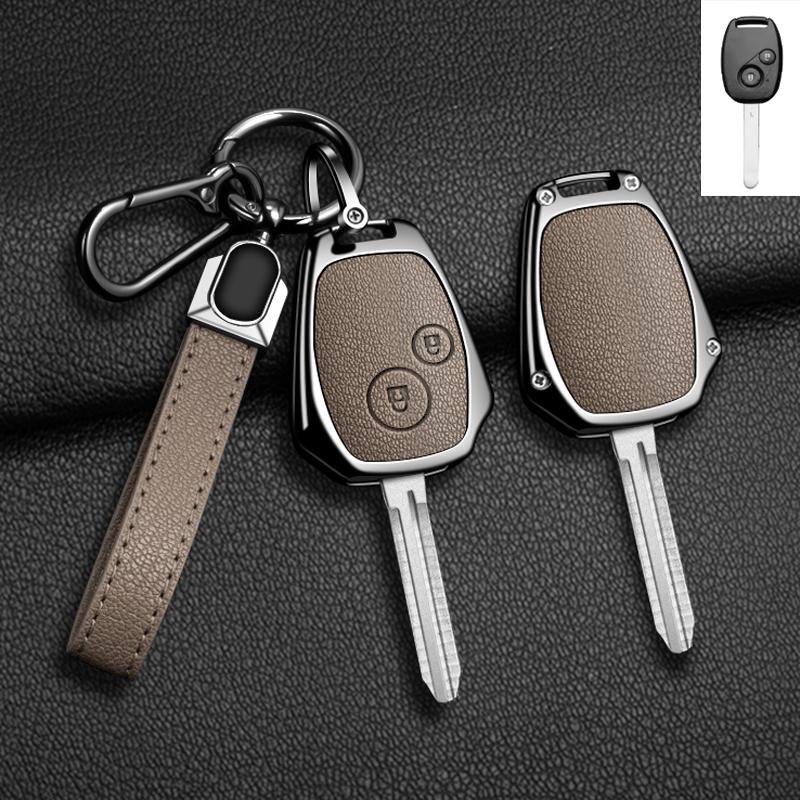 Zinc Alloy Car Key Case Cover Holder Shell Accessory For Honda Accord Crv Pilot Civic 2003 2007 2008 2009 2010 2011 2012 2013