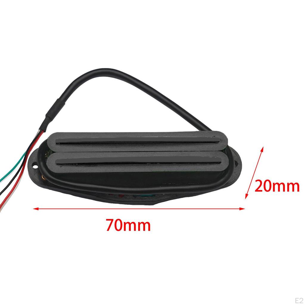Humbucker Tonabnehmer Praktischer Ersatz Langlebige Musikinstrumententeile Doppel