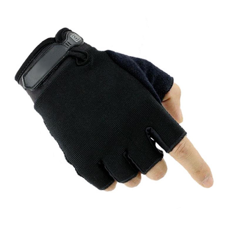 Special Forces Outdoor Training Mountaineering Anti Slip Fitness Sports Military Fan Fighting Half Finger Tactical Gloves Men Add Fleece