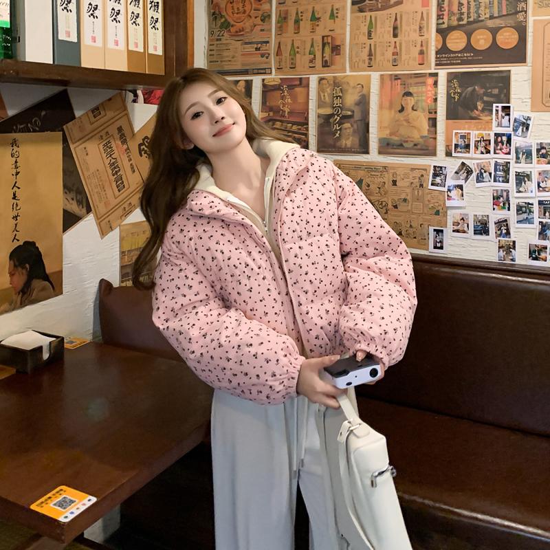 Autumn Winter Thicken Warm Parka Women Casual Sweety Solid Color Big Pocket Loose Jackets Outwear