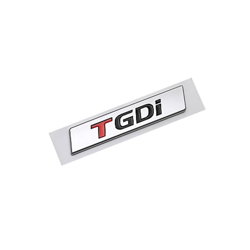 3D Rear Decals for Hyundai GDi TGDi Logo Tucson Santa Fe Car Exterior Trunk Letter Badge Emblem Sticker Modification Accessories WW80