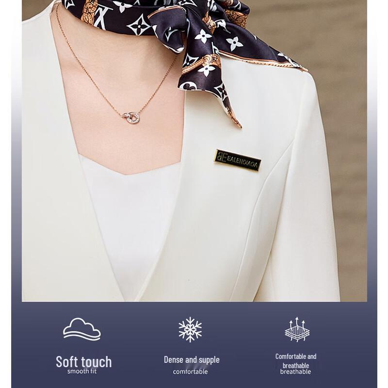 Women's 3/4 Sleeve Three-Piece Professional Suit