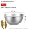 Morona 304 Stainless Steel Double-Layer Insulated Bowl