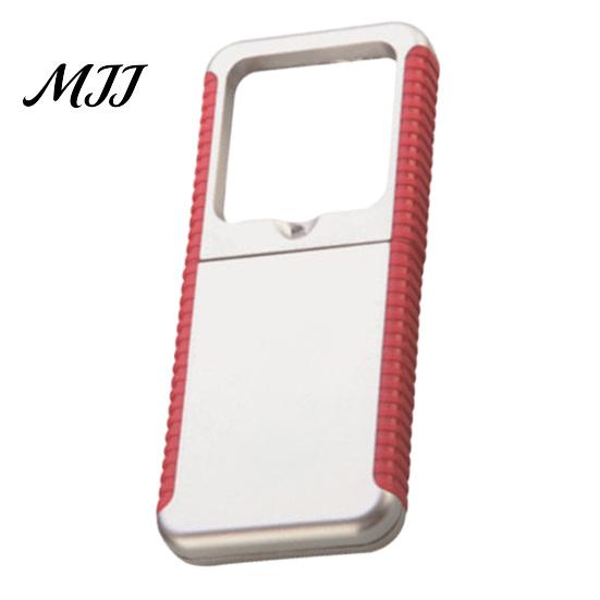 Easy to Hold Magnifying Glass Portable with LED Light, Retractable High-Clarity Lighted for Seniors, Handheld Magnifier Reading and Crafting