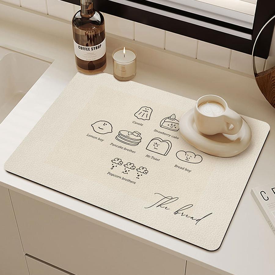 Multi-themed Placemats, Waterproof and Oil-resistant Household Table Mats, Kitchen Tabletop Decorative Mats.
