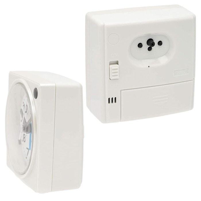 CASIO TQ-750J-7JF Alarm Clock - White - 7.7 x 7.5 x 4.4cm