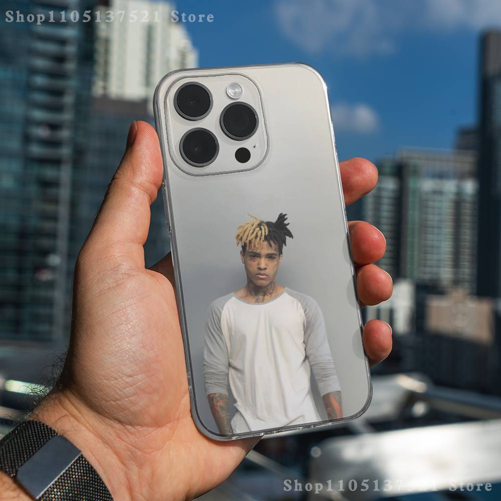Rapper X-XXXTentacionS Phone Case For iPhone 17,16,15,14,13,12,11 Pro,Max,Plus,X,XS,XR,SE4,E Mini Transparent Soft Cover