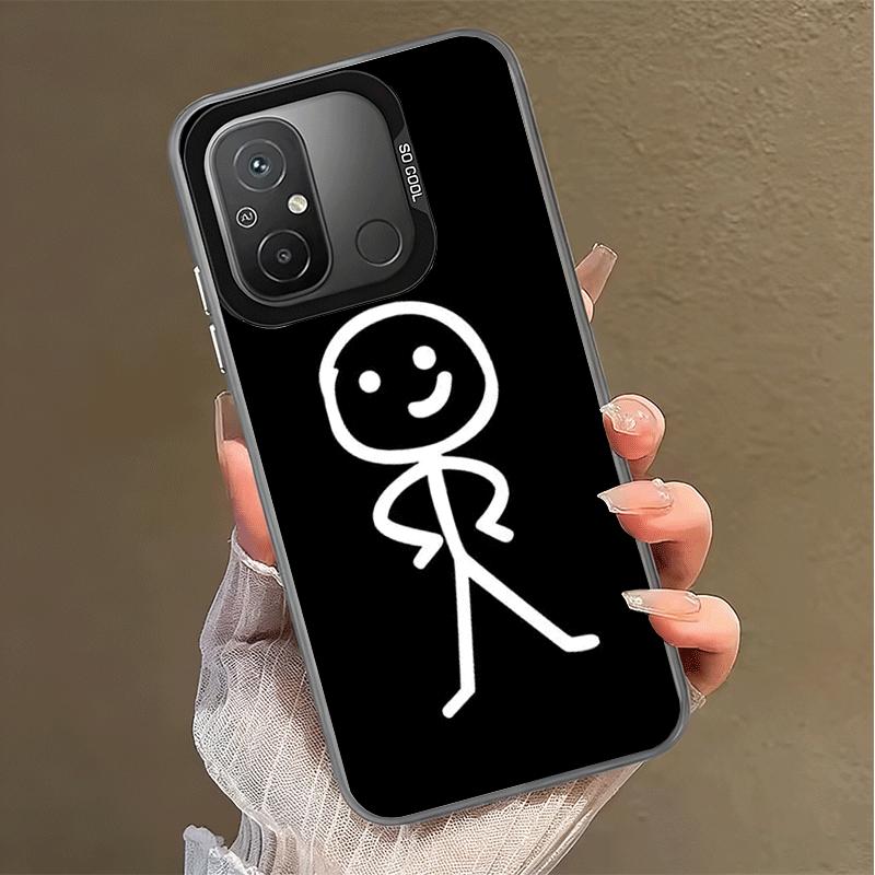 Funny Stickman Matchman Soft Phone Case for Xiaomi Redmi 15C 15 14C 13C 12C Poco X5 X6 X7 Pro X3 F8 F7 Ultra M8 13 12 Cover Back