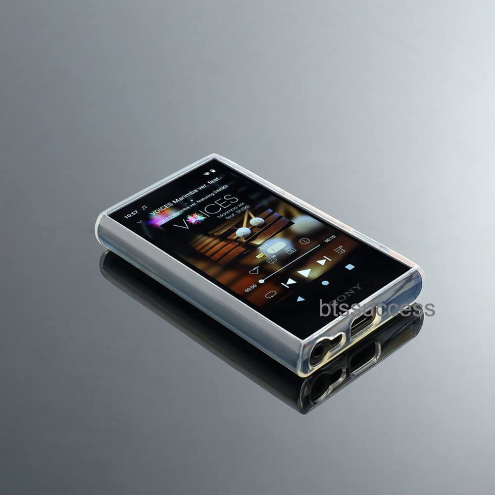 Applicable To Sony Walkman Series Soft Clear TPU Protective Shell Skin Case Cover Thin Lightweight Shockproof Case and NW-A300 NW-A306 NW-A307