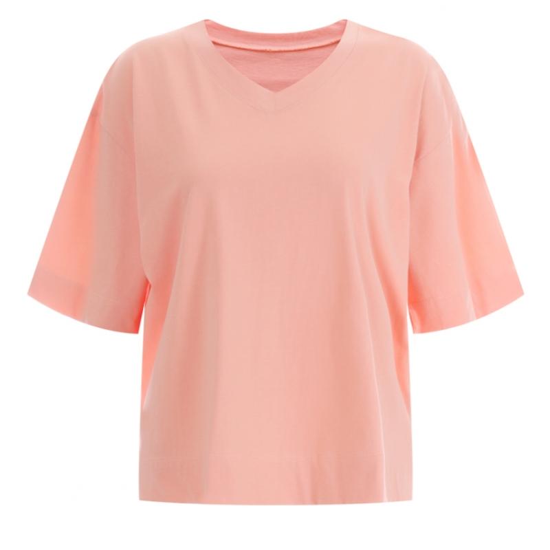 Shop   Women V Neck 5 Length Loose Fit 100  Cotton Bio Washing Short sleeVe Dai 