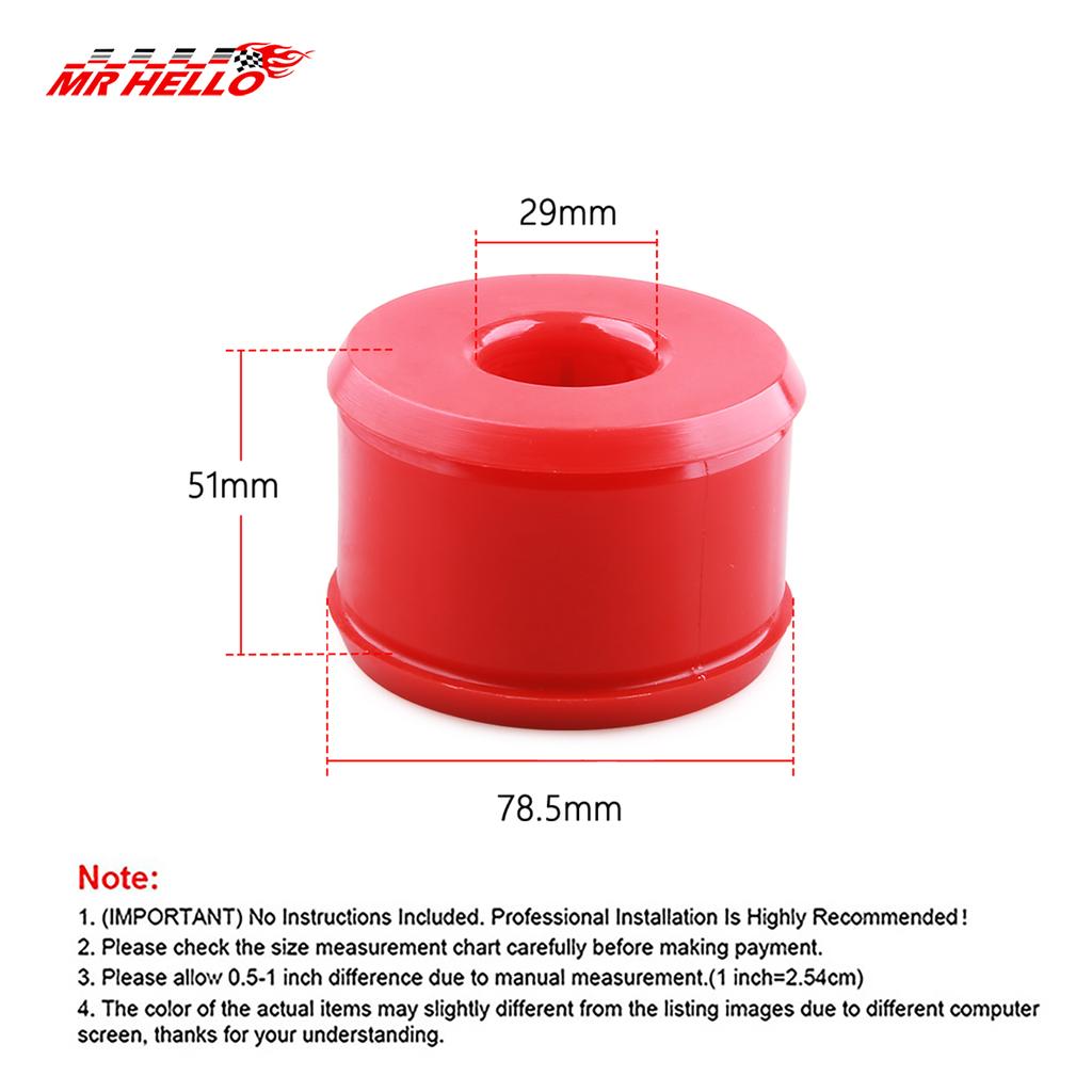 For Honda Civic del Sol CRX 1988-2000 for Integra 1994-2001 Polyurethane Bushing Right Rear Trailing Arm Bushing Kit 16.7106R
