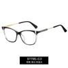 Anti-blue Light Presbyopia Eyeglasses Super Lightweight Cat-Eye Shaped Gradient Eyeglasses W-omen TR90 Stylish Casual Transparent PC Screen Glasses