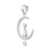 Silver Pendant with Cubic Zirkonia (2080480) 0.98 Gr. 925 Samples