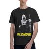 Xhaxhi Men's T Shirts Blondie Rock Band Music Men's Workout Shirts Athletic Running T-Shirt for Men Fashion Short Sleeve
