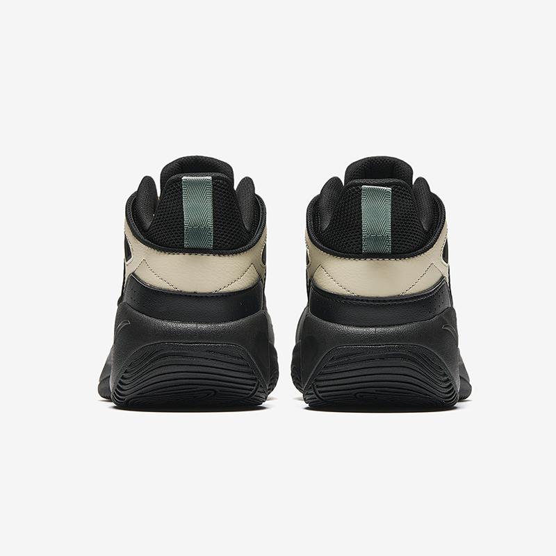 Anta Kids Wind Tunnel Synthetic Leather Mesh Professional Basketball Shoes Kids Sneakers Black Granule-Beige A12441108-4