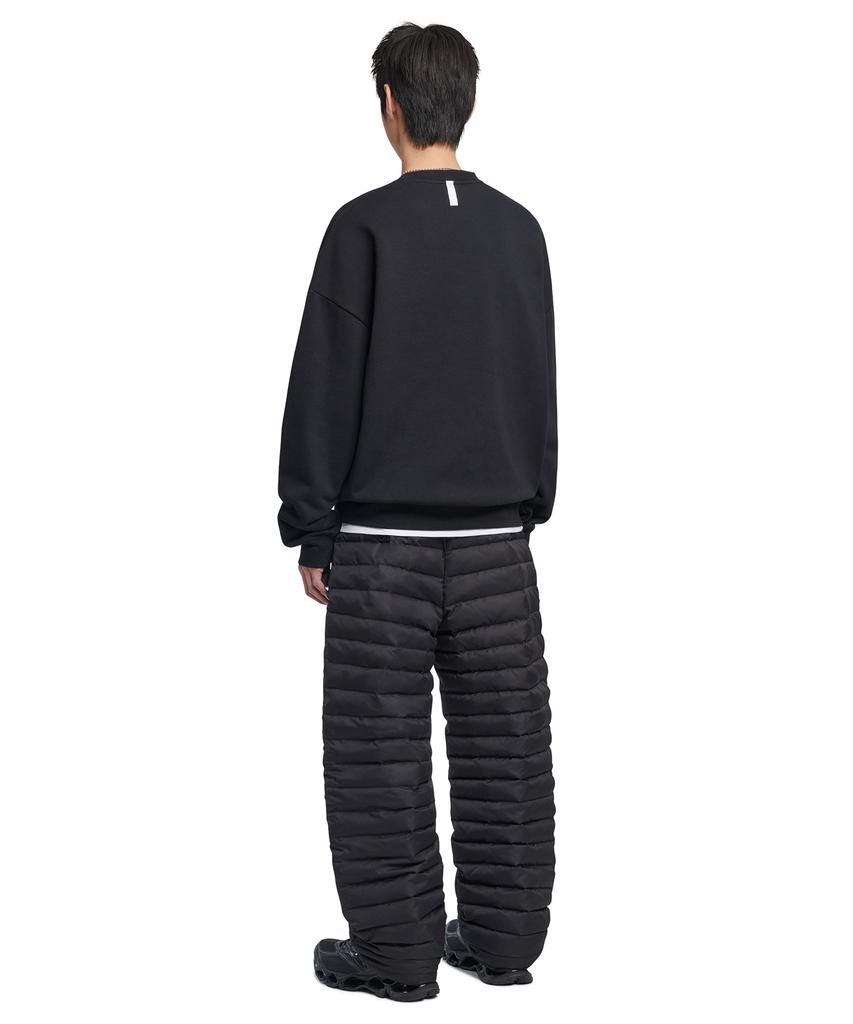 Nomaenyueol Crepe Duck Down Padded Pants - Black