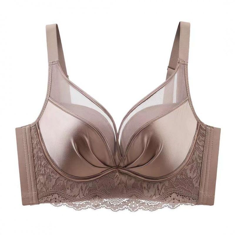 French Style Lingerie for Women Gathered Together Without Any Scars Paired with A Non Steel Ring Bra