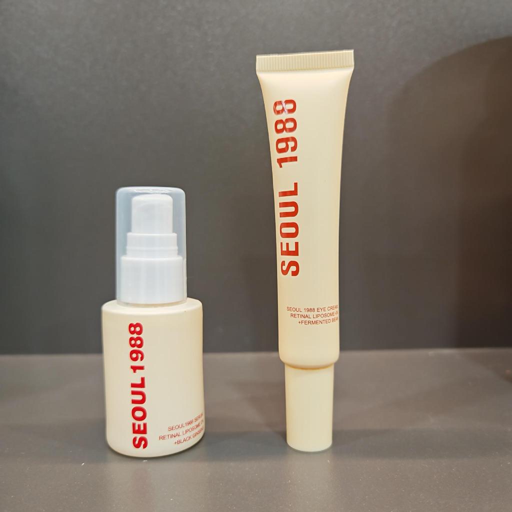 Seoul 1988 Eye Cream: Retinol-Infused for Dark Circles & Eye Bags; Hydrating & Moisturizing.