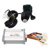 48V 800W Bike Brush Controller Set with Keys Thumb Throttle Electric Bicycle Conversion Kit for