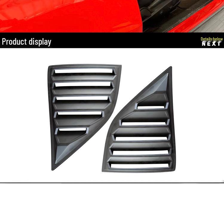 Rear & Side Window Louvers for 2015-2022 Dodge Challenger SRT Demon Hellcat