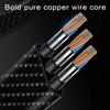 Four-in-one Charging Cable 100/150/200CM 4-In-1 USB Type-C 8Pin 65W 480Mbps Fast Cellphone Wear-resistant Tablet Nylon Braided Data Wire Cord