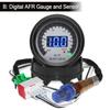 52mm Air Fuel Ratio Gauge Car Smoke Face AFR Gauge And Sensor 2 In 1 Can Be Paired With Narrowband O2 Oxygen Sensor Fit for 12V