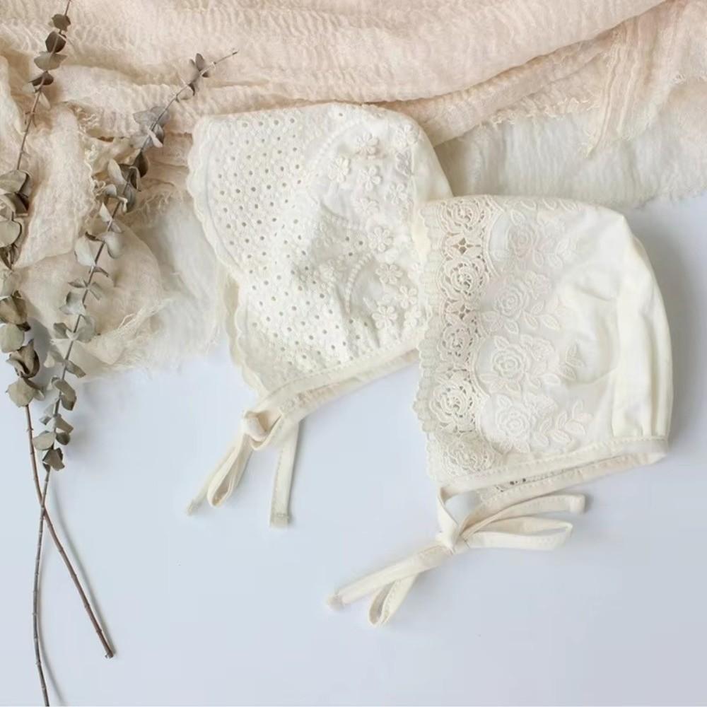 Adjustable Baby Lace Hats Cotton Newborn Cap Fashion Toddler Sun Hat Outdoor