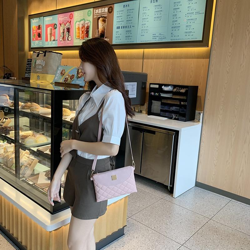 Neue Herbst Rhombus Damen Tasche Schulter Umhängetasche Mode Wechselgeldtasche lässig Handy kleine quadratische Tasche einteilig