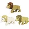Confezione di Blocchi da Costruzione MOC Animali - Fattoria e Zoo Include Cervo Maculato Elefante Giraffa Orangotango Giocattolo Creativo