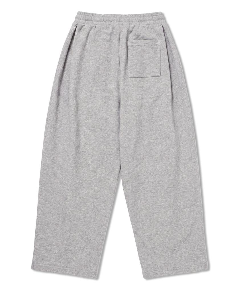RAYFIKERS Deep Three-Pleat Wide Pants Mq6Pu192_Melange Grey