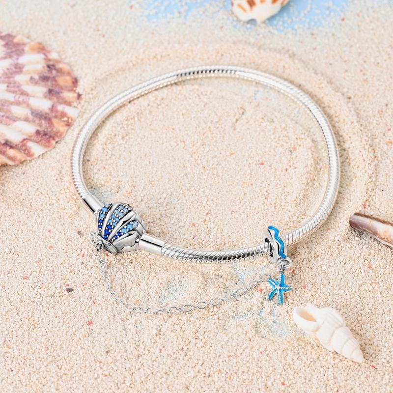 Original 925 Sterling Silver Charms Blue Luminous Whale Shark Pendant Earrings Necklace Bracelet For Women Jewelry Set Gift
