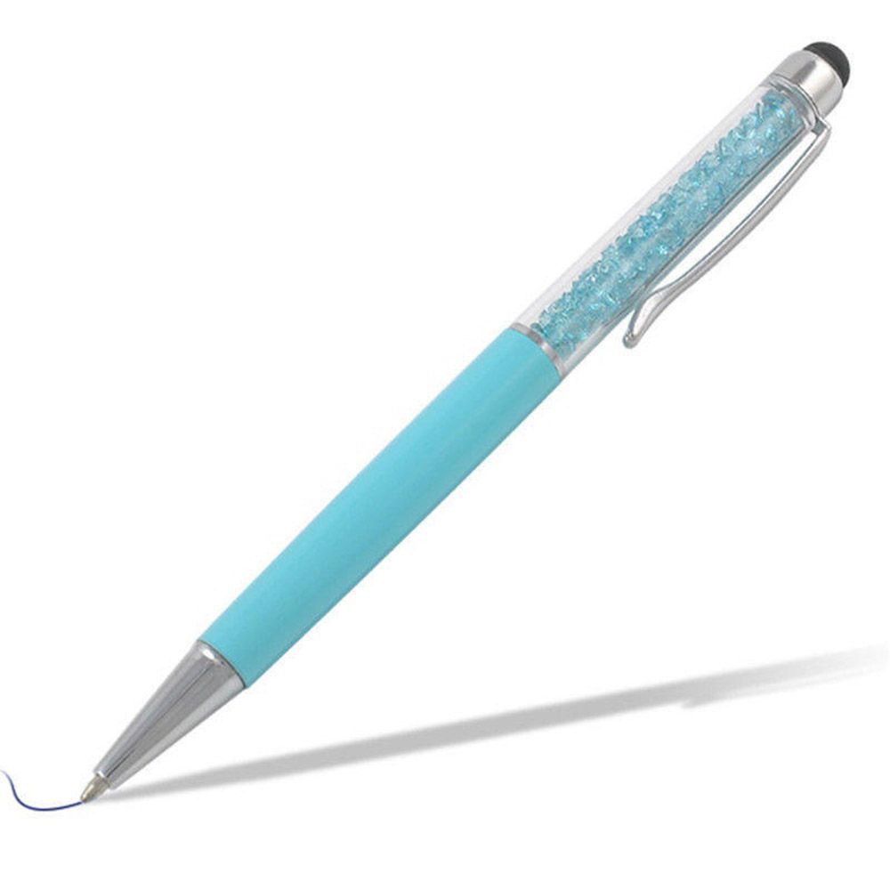 

Мобильный телефон Смартфон Планшет Кристалл Стразы Ручка Писать Шариковая ручка Ручка для планшета синий