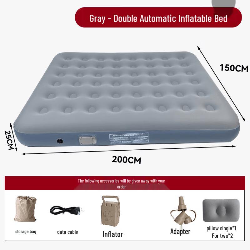 Yuzhan Portable Automatic Inflatable Flocked Air Mattress