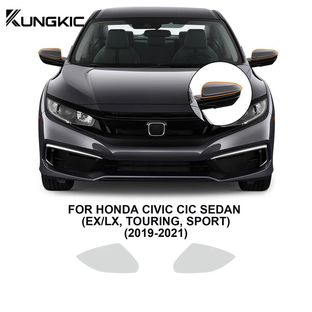 PPF TPU Clear Headlight Car Paint Protection Film 8.5mil Pre Cut For Honda Civic Cic Sedan EX LX Touring Sport 2019-2021