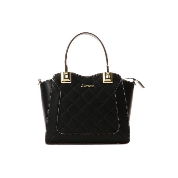 И сумка-тоут Chouette, тисненый монограммный узор, фурнитура ручек, женская, черная