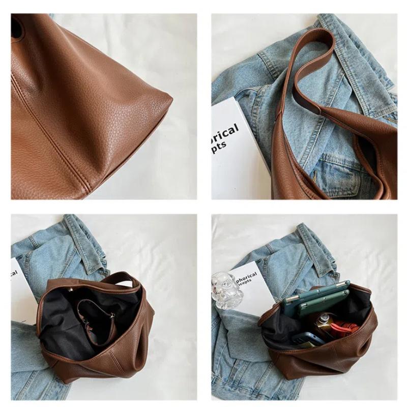 2Pcs Set Large Capacity Women Handbag 2024 New Fashion Shoulder Bag High Quality Bucket Bag Designer Brand Tote Bag